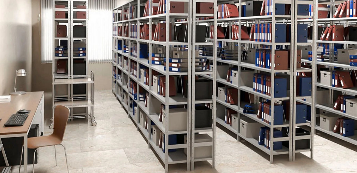 Организация архива компании: почему важно использовать специальные архивные стеллажи